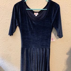LuLaRoe velvet dress size M NWT